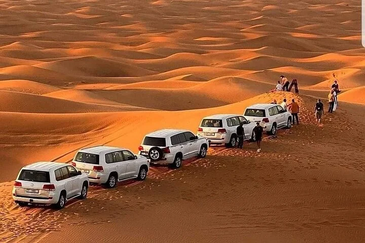 Desert Safari With BBQ Dinner, Camel Ride, Sand Boarding In Dubai