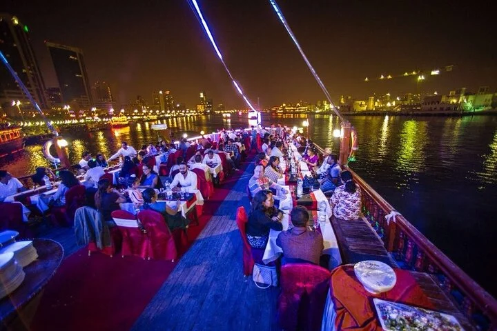 Dhow Cruise Dinner in Creek with Transfer
