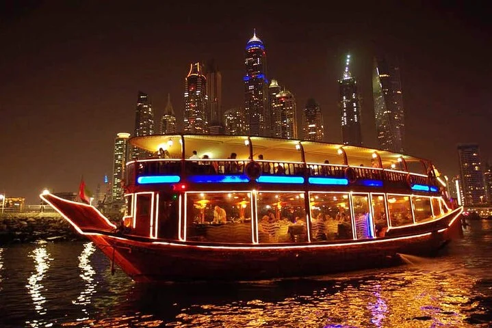 Dhow Cruise Dinner in Creek with Transfer