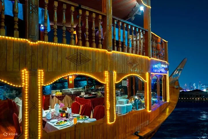 Dhow Cruise Dinner in Creek with Transfer