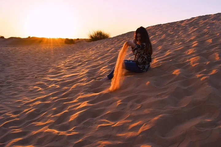 Dinner in The Desert Private Basis - Without Dubai Dune Bashing