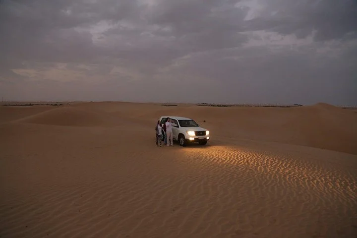 Dinner in The Desert Private Basis - Without Dubai Dune Bashing