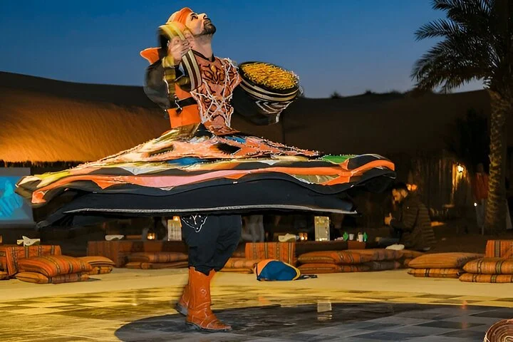 Dubai: Arabian Nights Red Dunes 4x4 Pick /Drop Camel Dinner Shows