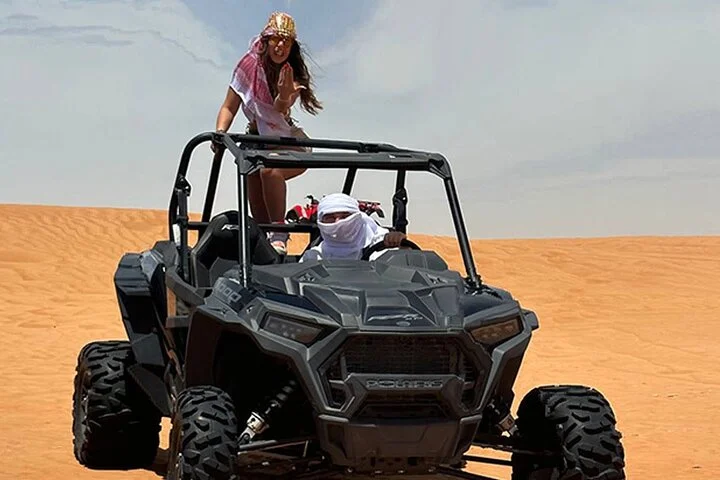 Dubai: Buggy Dune Bashing, Sand Boarding, Camel Ride & Show