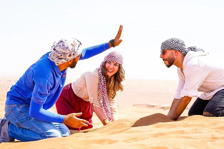 Dubai: Buggy Dune Bashing, Sand Boarding, Camel Ride & Show
