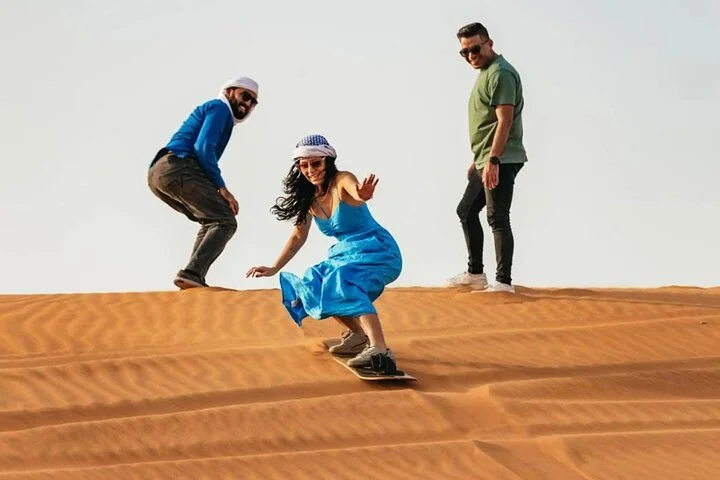 Dubai: Buggy Dune Bashing, Sand Boarding, Camel Ride & Show