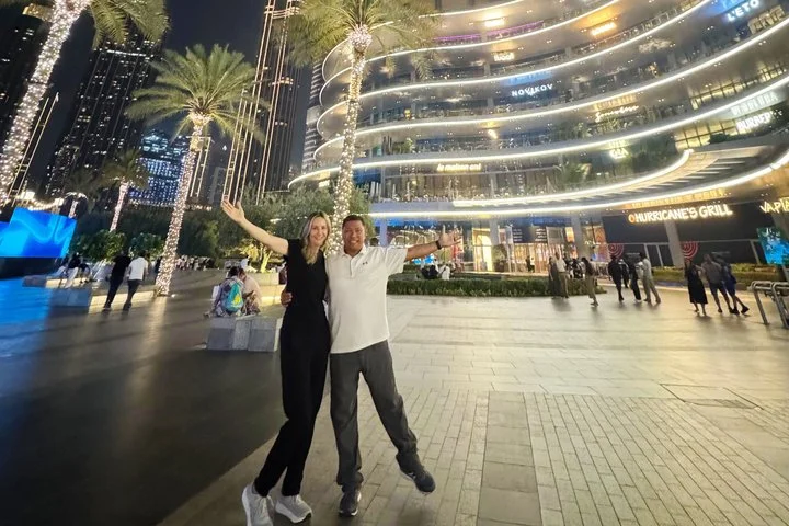 Dubai By Night: Evening Guided City Lights Tour with Transfers