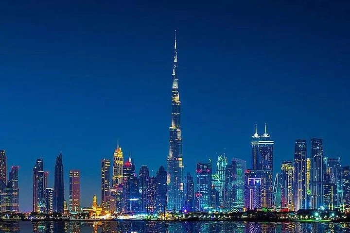 Dubai by Night: Private City Tour with Dubai Fountain Show