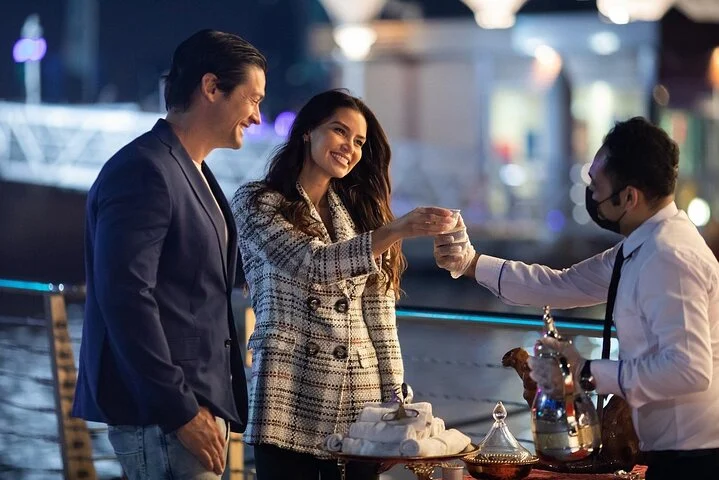Dubai Canal Dinner Cruise with La Perle Show GOLD Tickets Combo