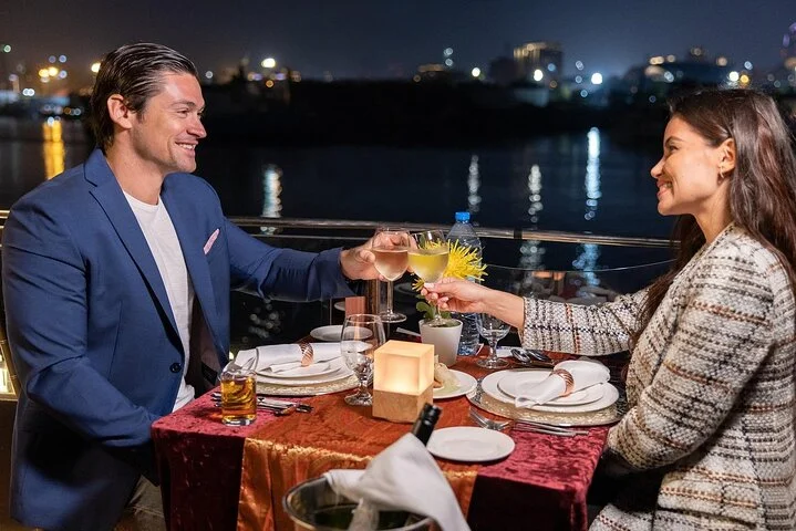 Dubai Canal Dinner Cruise with La Perle Show GOLD Tickets Combo