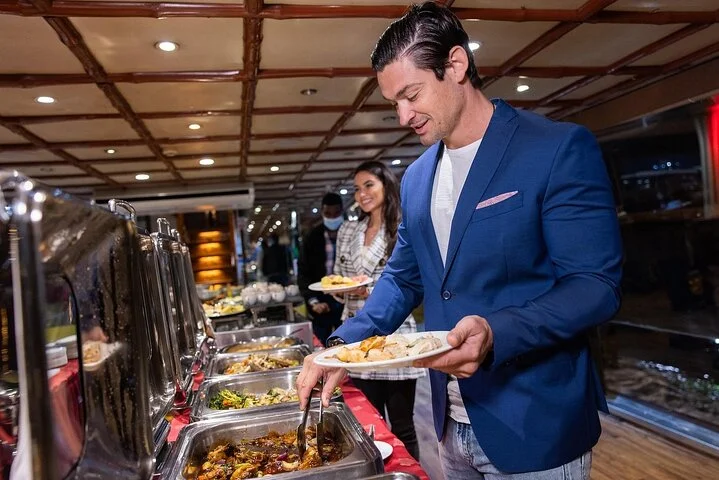 Dubai Canal Dinner Cruise with La Perle Show GOLD Tickets Combo