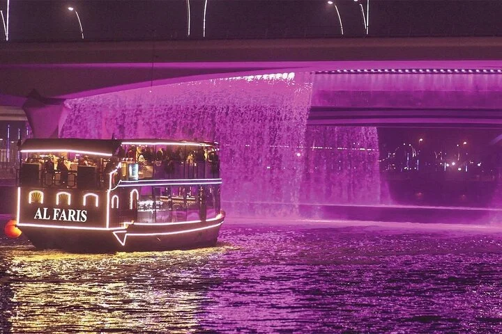 Dubai Canal Dinner Cruise with La Perle Show GOLD Tickets Combo