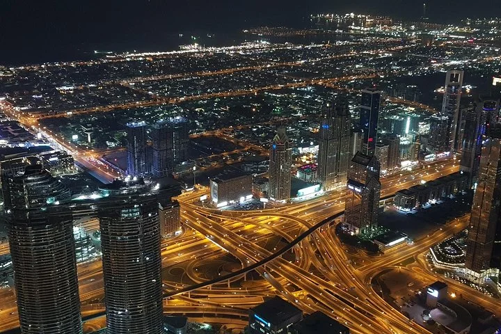 Dubai City Tour By Night With Burj Khalifa Ticket