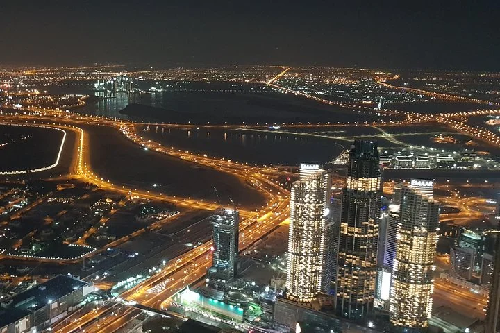 Dubai City Tour By Night With Burj Khalifa Ticket