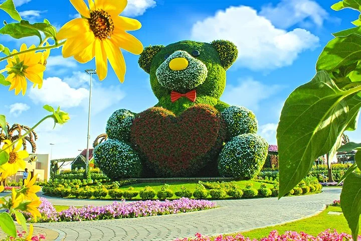 Dubai Combo: Dubai Frame with Miracle Garden Tickets