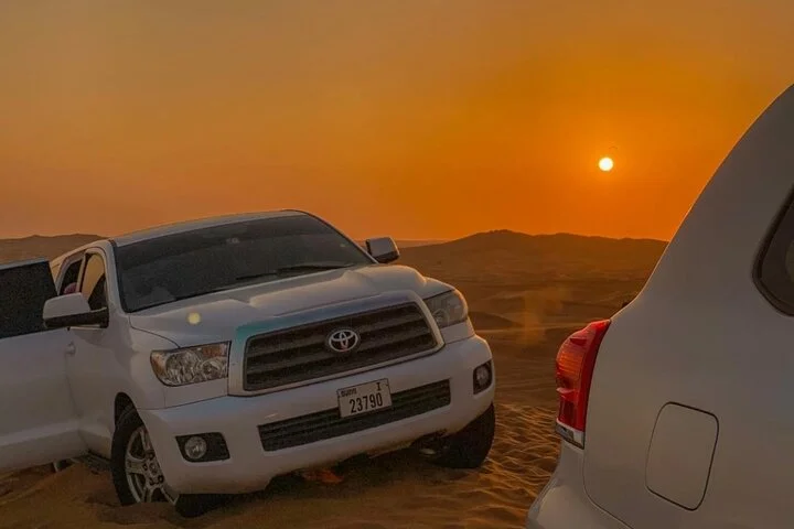 Dubai Desert Safari & Buffet Dinner and Camel ride with PRIVATE CAR