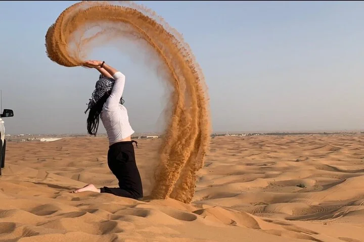 Dubai Desert Safari & Buffet Dinner and Camel ride with PRIVATE CAR