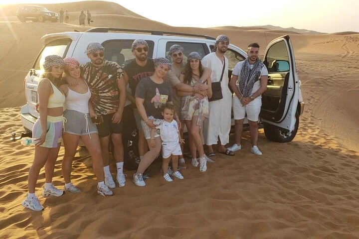 Dubai Desert Safari & Buffet Dinner and Camel ride with PRIVATE CAR