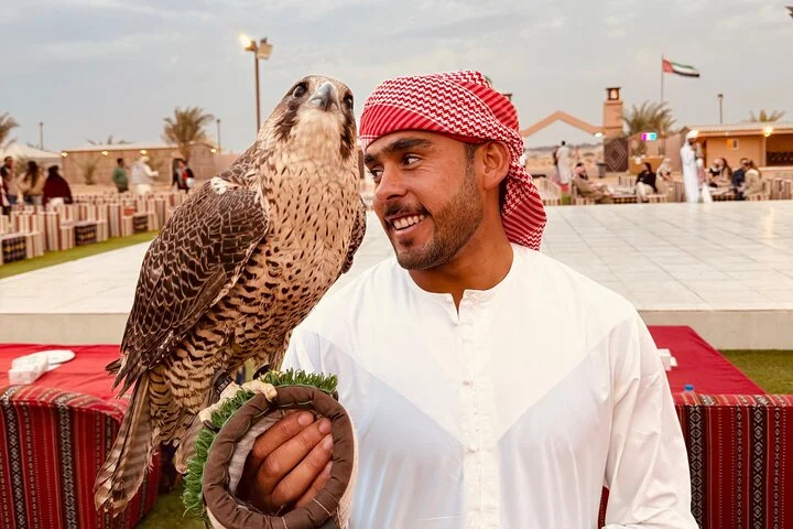 Dubai Desert Safari Camel falcon Sandbording Premium BBQ Dinner