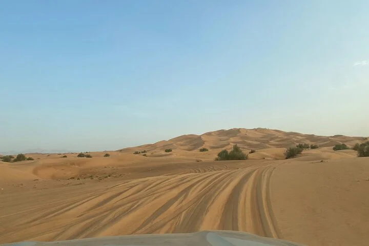 Dubai Desert Safari, Camel, Live BBQ & Shows (Private 4x4 Car)