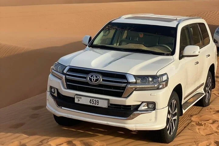 Dubai Desert Safari Dune Bashing, Camel Ride, and BBQ Dinner