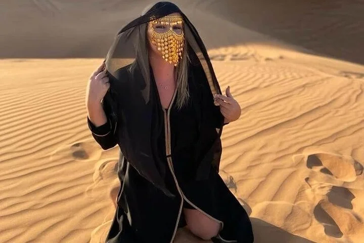 Dubai Desert Safari Dune Bashing, Camel Ride, and BBQ Dinner