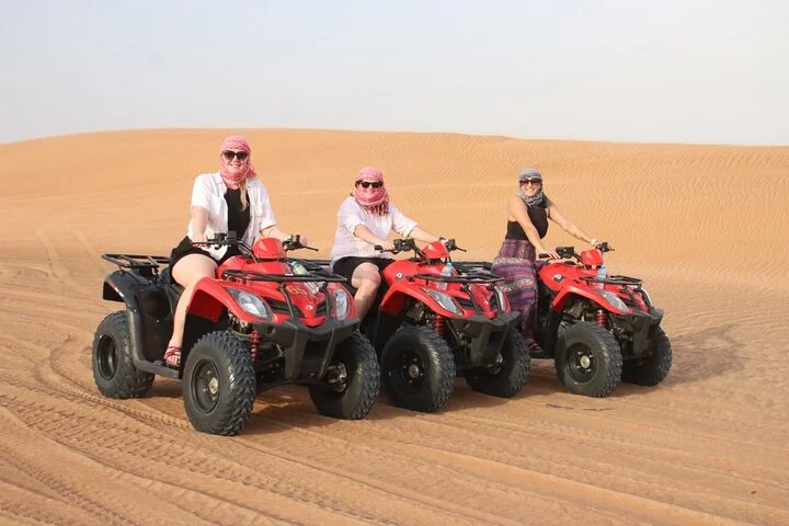 Dubai Desert Safari Free Quad Bike Free Flying Dress