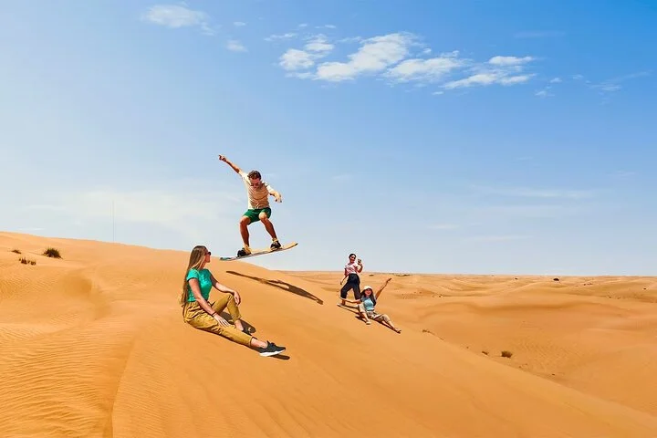 Dubai Desert Safari in Red Dunes with 4×4 BBQ Dinner & Camel Ride