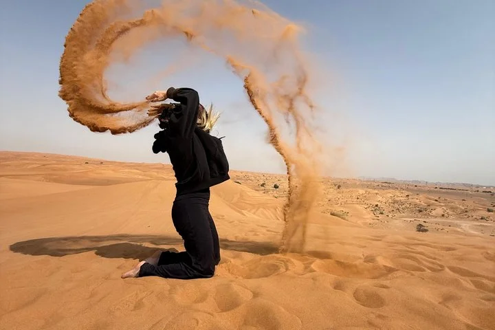 Dubai Desert Safari in Red Dunes with 4×4 BBQ Dinner & Camel Ride