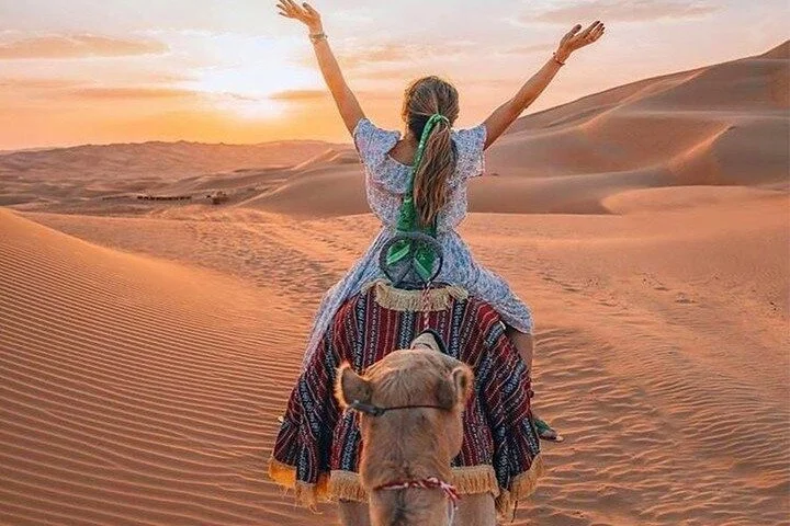 Dubai: Desert Safari, Quad Bike, Camels Riding with Arabic BBQ