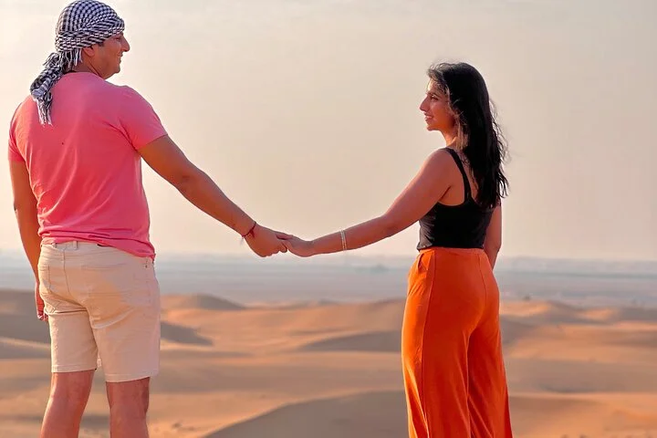 Dubai desert safari with 4x4 Dune Bashing,Camel Ride sand board
