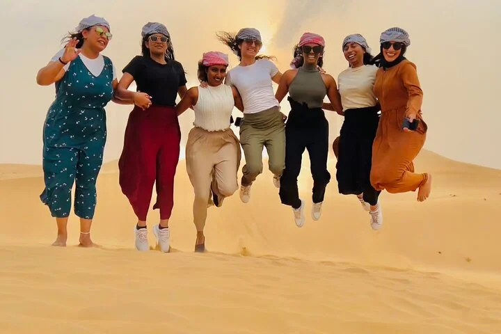 Dubai desert safari with 4x4 Dune Bashing,Camel Ride sand board