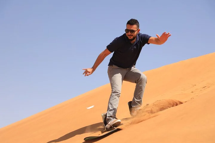 Dubai Desert Safari with BBQ, Camel Ride, Sand Board, Live Shows