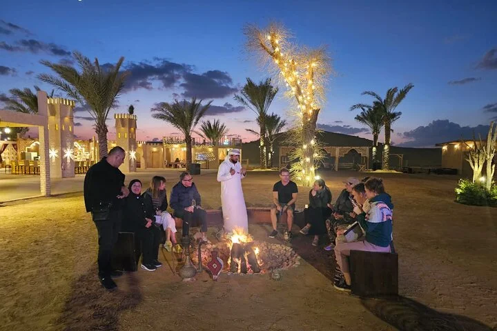 Dubai Desert Safari with BBQ, Camel Ride, Sand Board, Live Shows