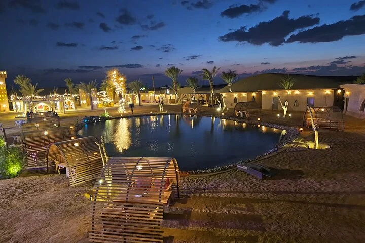 Dubai Desert Safari with BBQ, Camel Ride, Sand Board, Live Shows