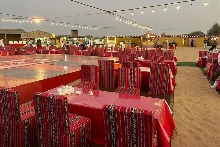 Dubai Desert Safari with BBQ Dinner in red sand