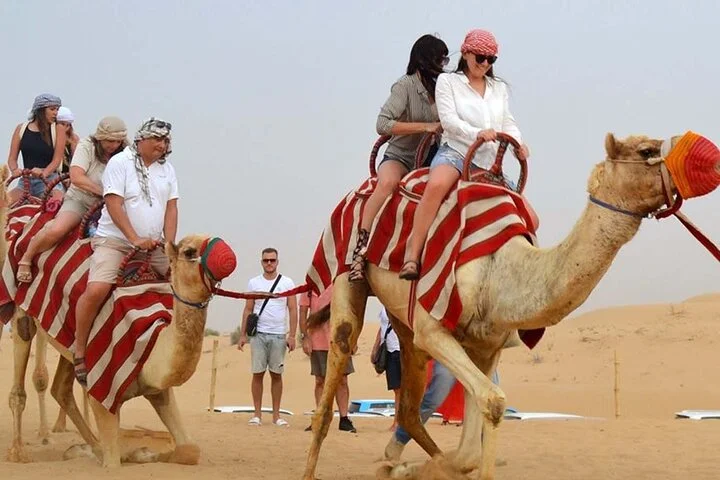 Dubai Desert Safari with Dinner, Dune Bashing and Camel Riding