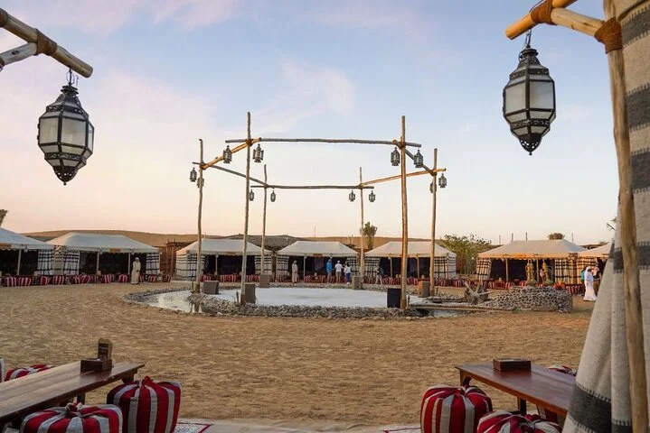 Dubai Desert Safari with Dune Bashing, Camel Ride and BBQ Dinner