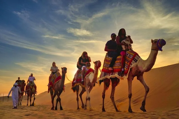 Dubai Desert Safari with Dune Bashing, Camel Ride and BBQ Dinner
