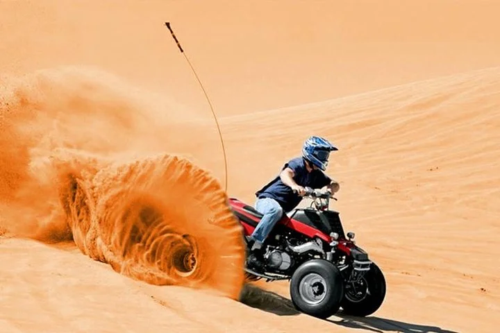 Dubai Desert Safari with Quad Biking, Dune Bashing & BBQ Dinner