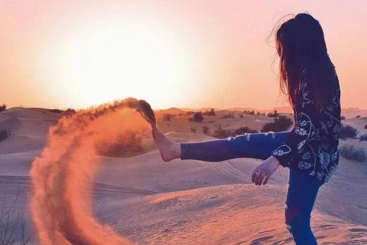 Dubai Dune Bashing Tour with Quad Bike, Sandboarding, Camel Ride