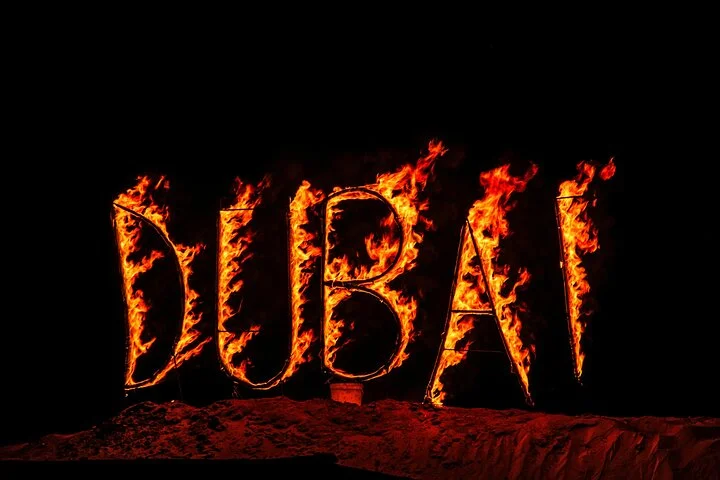 Dubai Dune Buggy Safari with Sandboarding, Camel Ride and Dinner