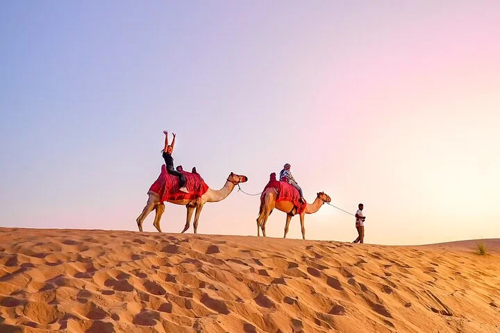 Dubai Evening Desert Safari Dune Bashing, BBQ Dinner & Live Shows