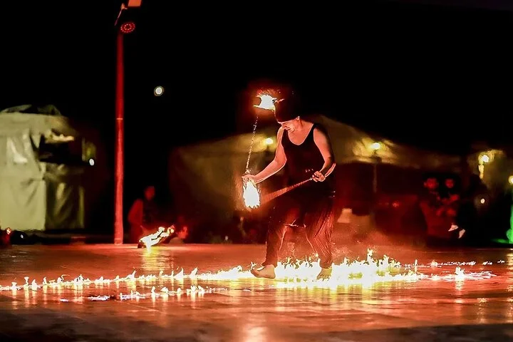 Dubai Evening Desert Safari Dune Bashing, BBQ Dinner & Live Shows