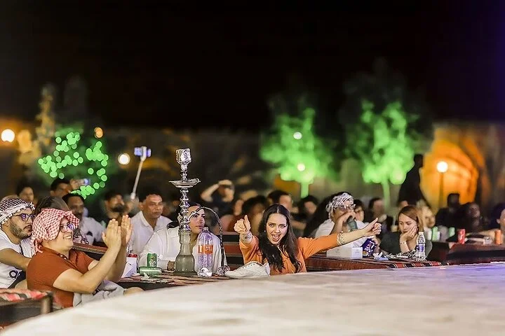 Dubai Evening Desert Safari Dune Bashing, BBQ Dinner & Live Shows
