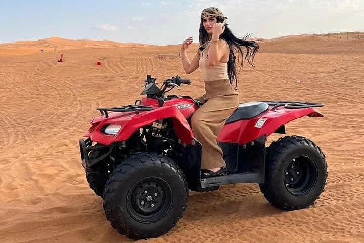 Dubai Evening Safari Explorers, Quad Bike, BBQ Dinner & Live Show