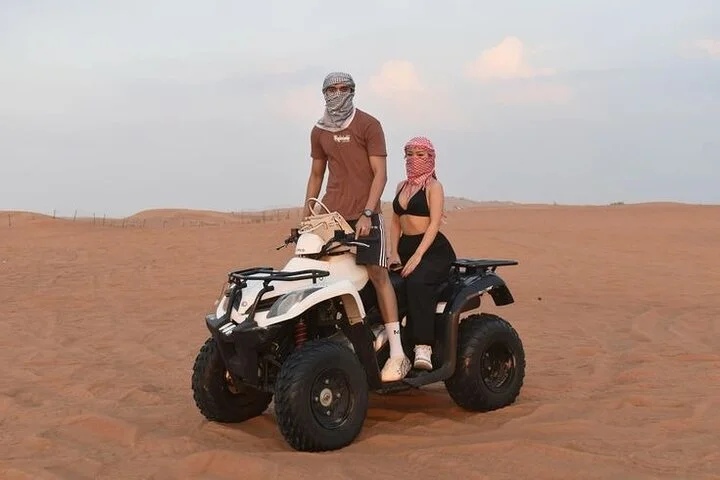Dubai Evening Safari Explorers, Quad Bike, BBQ Dinner & Live Show