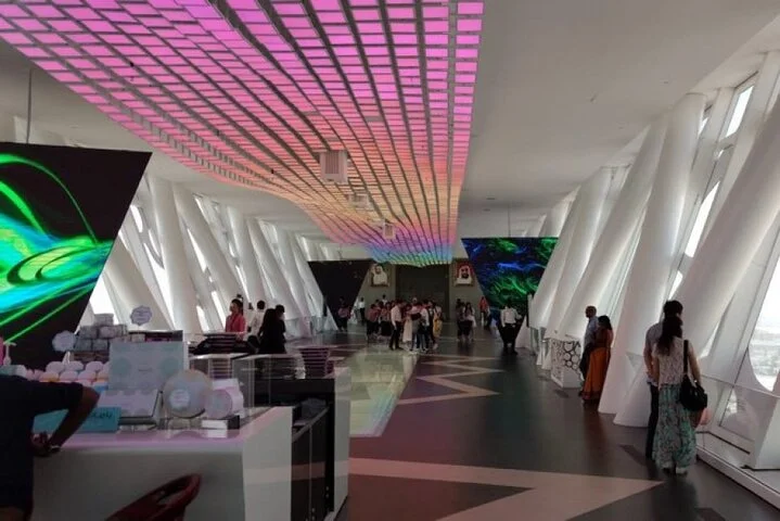 Dubai Frame (Golden Gate) or IMG WORLD as per option