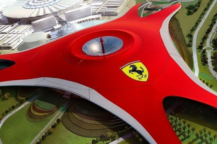 Dubai Grand Mosque Tour with Ferrari World Tickets