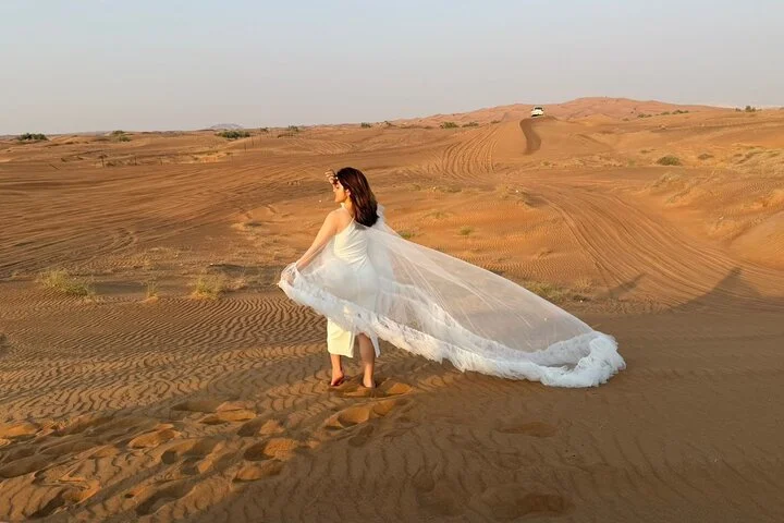 Dubai Half Day Red Dunes Desert Safari Experience Camel Ride